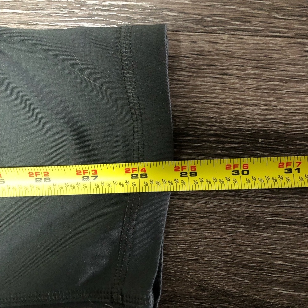 Adidas Dark Grey High-Rise Capri Leggings w/ Hidden Pocket - Picture 6 of 7